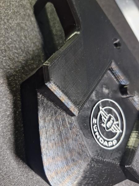 Zündapp Lenkerabdeckung 537-13.104 mit weißem Flügelemblem